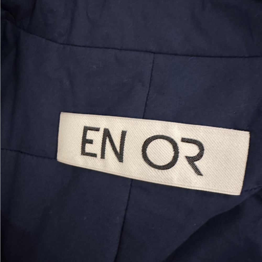 NWOT- EN OR Reversible Beige and Navy Jacket - Picture 7 of 8